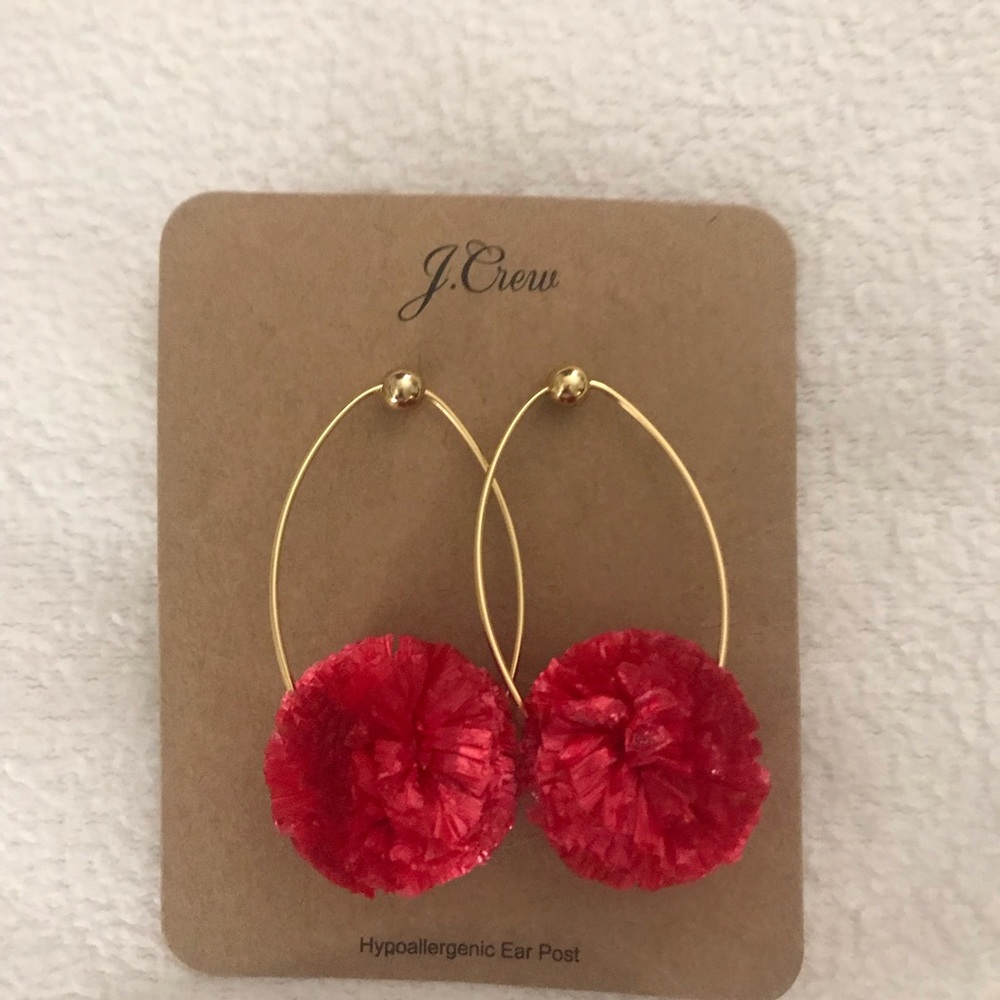 Red earrings